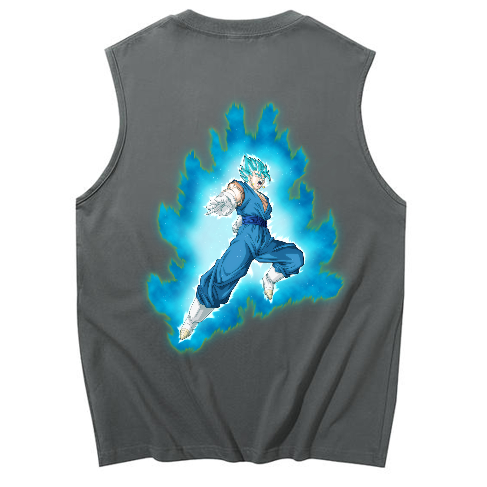 （画像用） ドラゴンボール ベジット DRAGON BALL Vegetto コットン100％タンクトップ（背面プリント）